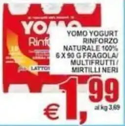 Pewex Yomo yogurt rinforzo naturale 100% offerta