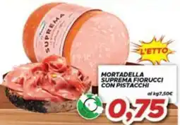 MA Supermercati Mortadella Suprema Fiorucci con pistacchi offerta