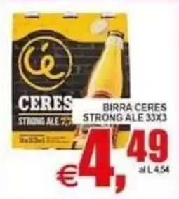 Pewex Birra Ceres Strong Ale offerta