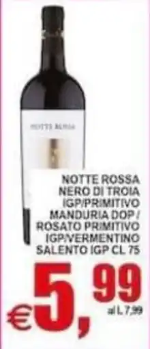Pewex Notte Rossa offerta