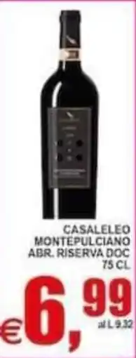 Pewex Casaleleo Montepulciano Abr. Riserva Doc offerta