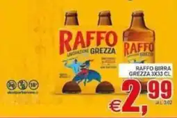 Pewex Raffo birra grezza offerta