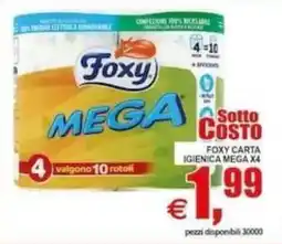 Pewex Foxy carta igienica mega offerta