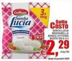 Pewex Santa Lucia mozzarella senza lattosio offerta