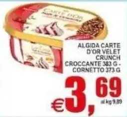 Pewex Algida Carte d'Or Velet Crunch offerta