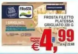 Pewex Frosta filetto platessa grigliato offerta