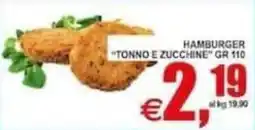 Pewex Hamburger Tonno e Zucchine offerta