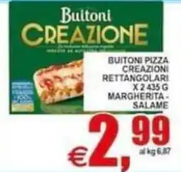 Pewex Buitoni Creazione pizza rettangolari margherita-salame offerta