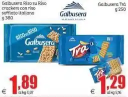 Elite Galbusera Riso su Riso crackers con riso soffiato italiano offerta
