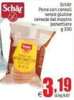 Elite Schär Pane con cereali senza glutine cereale del mastro panettiere offerta