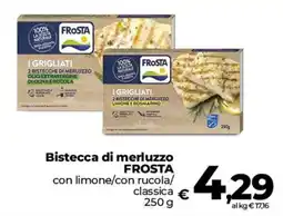 Ipercoop Radenza Bistecca di merluzzo FROSTA offerta