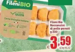 Elite Fileni Bio Bocconcini di pollo panati offerta