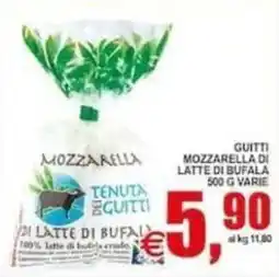Pewex Mozzarella di latte di bufala Tenuta di Guitti offerta