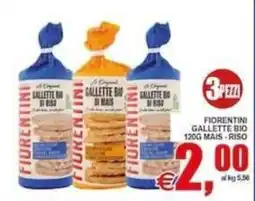 Pewex Fiorentini Gallette bio di mais - riso offerta