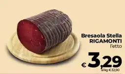Ipercoop Radenza Bresaola Stella Rigamonti offerta
