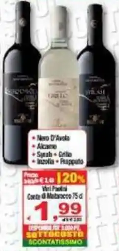 CTS Supermercati Vini Paolini offerta