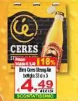 CTS Supermercati Ceres Extra Cero Strong Ale offerta