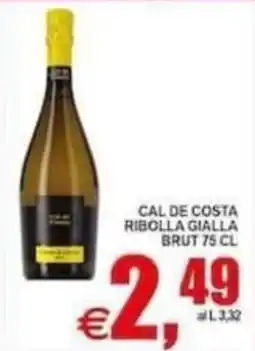 Pewex Cal de Costa Ribolla Gialla Brut offerta