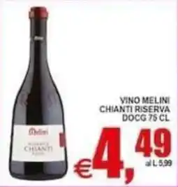 Pewex Vino Melini Chianti Riserva offerta