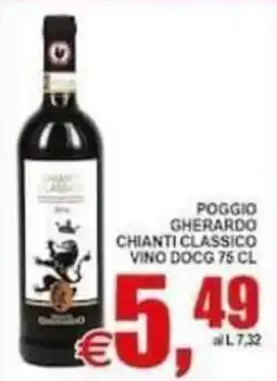 Pewex Poggio Gherardo Chianti Classico Vino DOCG offerta