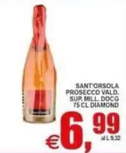Pewex Sant'orsola prosecco vald. sup. mill. docg diamond offerta