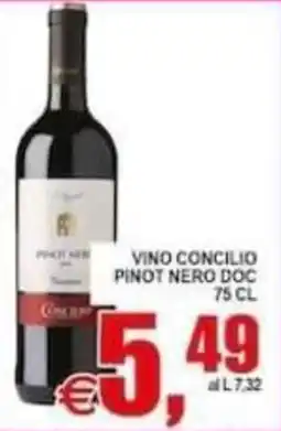 Pewex Vino Concilio Pinot Nero DOC offerta