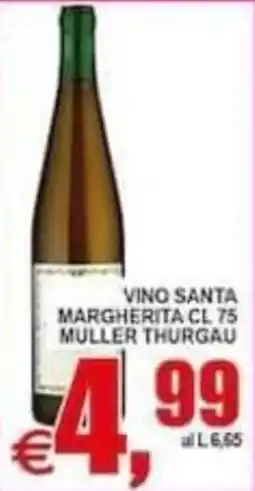Pewex Vino Santa Margherita Muller Thurgau offerta