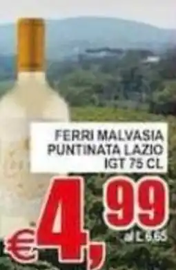 Pewex Ferri Malvasia Puntinata Lazio offerta