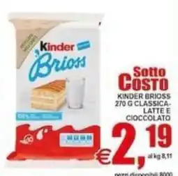 Pewex Kinder Brioss offerta