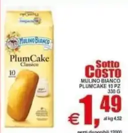 Pewex PlumCake Classico Mulino Bianco offerta
