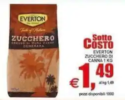 Pewex Zucchero di canna Everton offerta