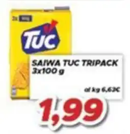MA Supermercati Saiwa Tuc Tripack offerta