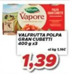 MA Supermercati Valfrutta polpa gran cubetti offerta