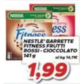 MA Supermercati Nestlé barrette fitness frutti rossi - cioccolato offerta