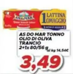 MA Supermercati As do Mar tonno olio di oliva trancio offerta