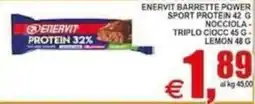 Pewex Enervit barrette power sport protein offerta