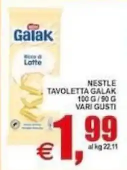 Pewex Tavoletta Galak offerta
