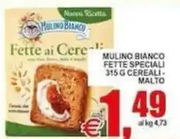 Pewex Mulino Bianco Fette speciali cereali malto offerta