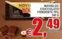 Pewex Novibloc cioccolato fondente 70% offerta