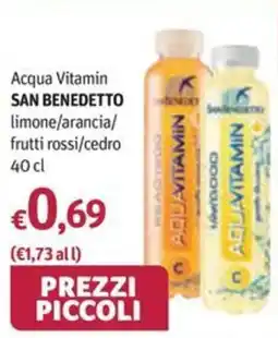 Futura Supermercati Acqua Vitamin San Benedetto offerta