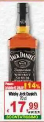 CTS Supermercati Whisky Jack Daniel's offerta