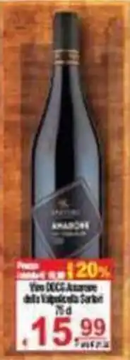 CTS Supermercati Vino DOCG Amarone della Valpolicella Classico offerta