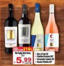 CTS Supermercati Vini Puglia Nere Rosse offerta