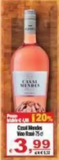 CTS Supermercati Casal Mendes Vino Rosé offerta