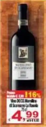 CTS Supermercati Vino DOCG Marellino di Scansano La Ruota offerta