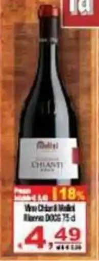 CTS Supermercati Vino Chianti Melli Riserva DOCG offerta