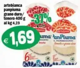 Il Castoro Supermercati arte bianca panpiuma offerta