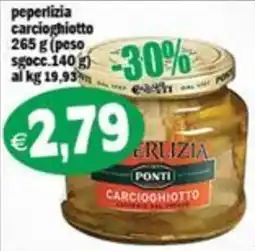 Il Castoro Supermercati Peperoncino carciofiotto Ponti offerta