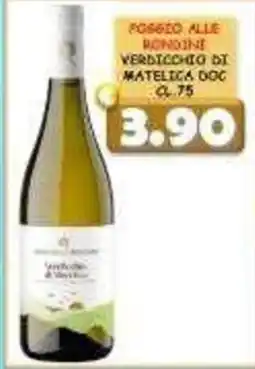 MercADone Poggio alle Bondine Verdicchio di Matelica DOC offerta