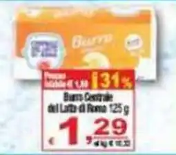 CTS Supermercati Burro Centrale del Latte di Roma offerta